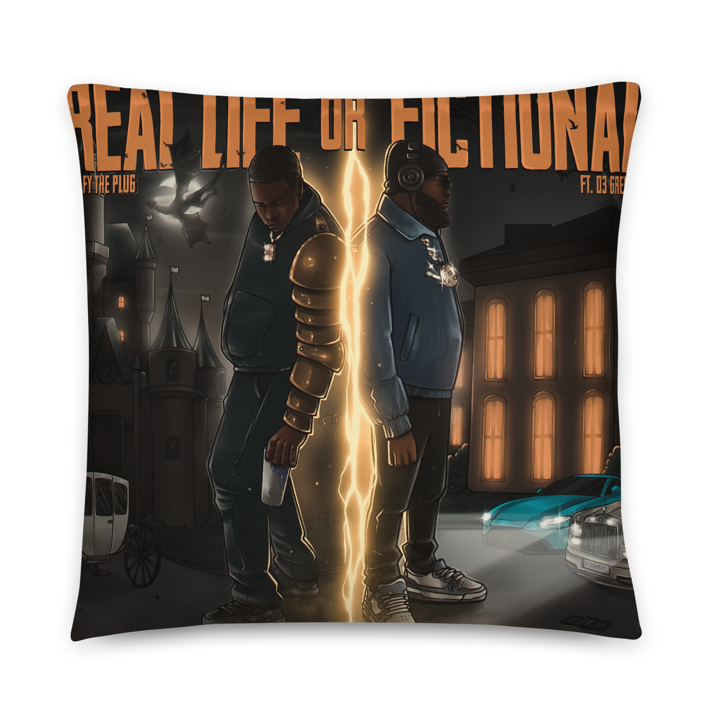 "Real Life or Fictional" Pillow
