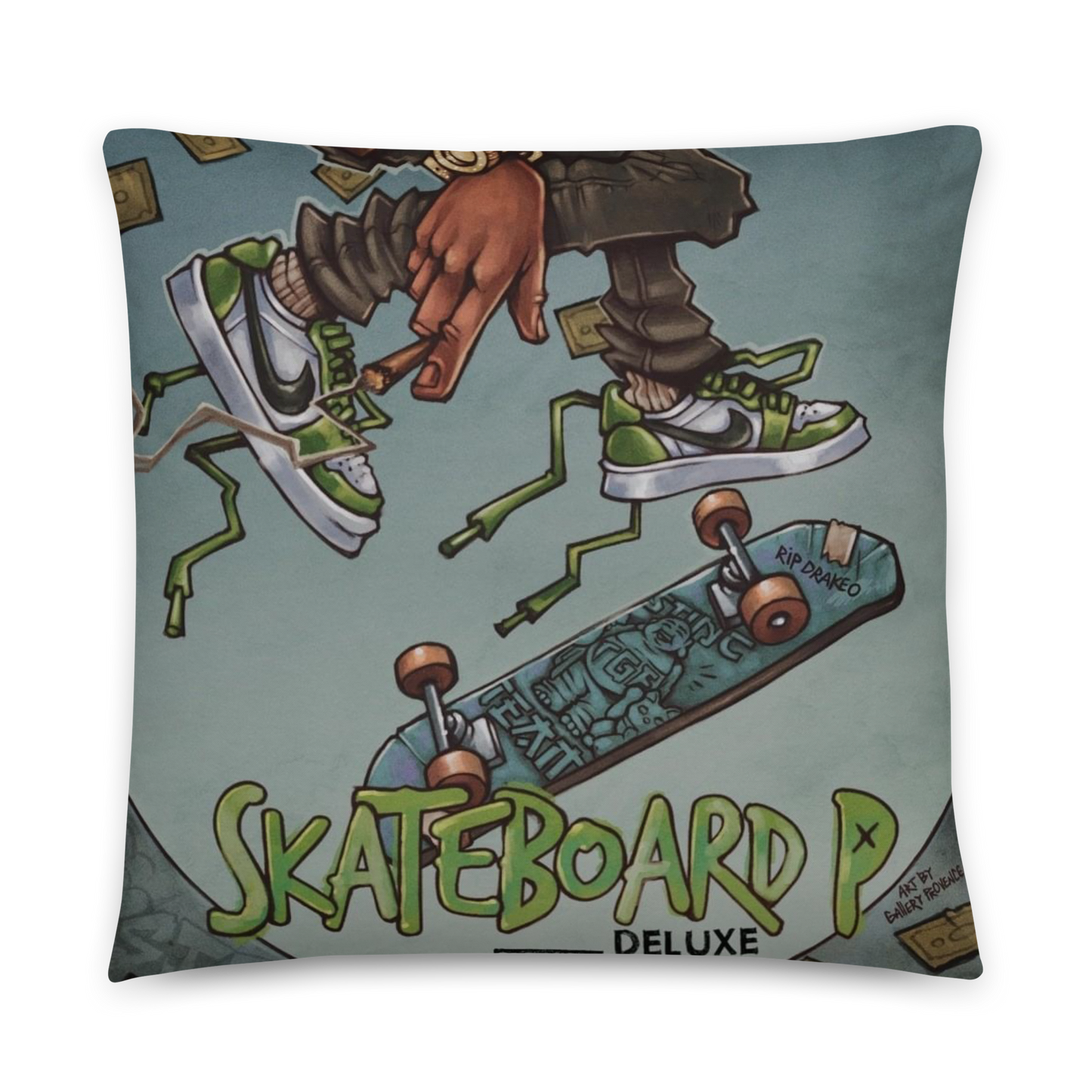 "Skateboard P" Plush Pillow